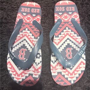 Red Sox Women's Sandals - Red and Blue